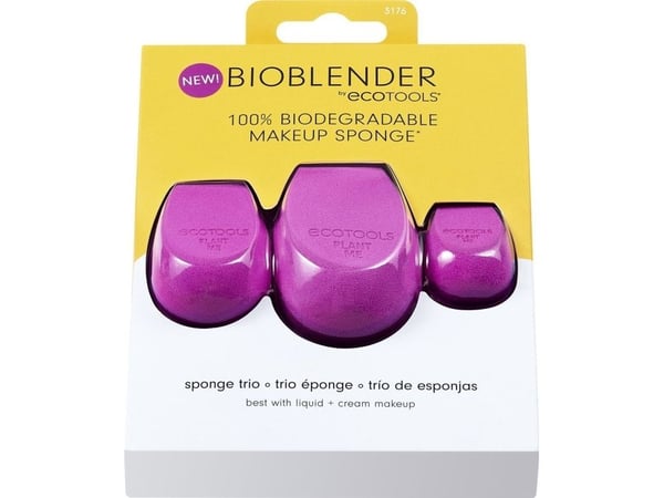 EcoTools Bioblender sminkesvamp x3 (lilla) for kvinner