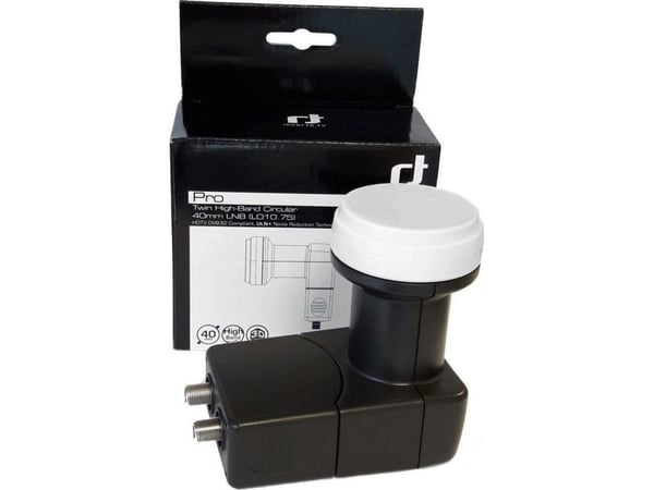 Inverto INV LP-TNR410-H1075 satellittantenne konverter rund med 2 utganger Pro series