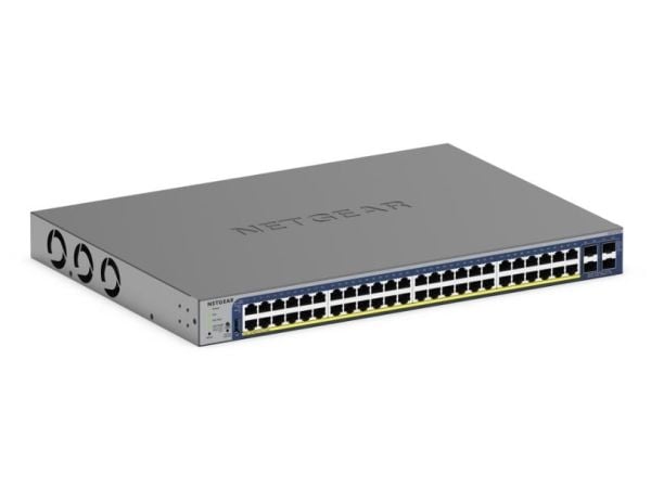 NETGEAR Smart - Switch - L3 Lite - smart x 10/100/1000 (PoE+) + 2 - telineeseen asennettava - PoE+