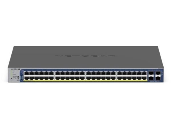 NETGEAR Smart - Switch - L3 Lite - smart x 10/100/1000 (PoE+) + 2 - telineeseen asennettava - PoE+