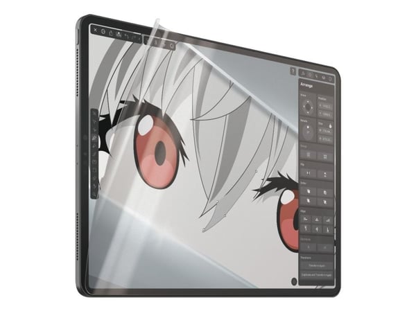 PanzerGlass GraphicPaper - Skjermbeskyttelse for nettbrett - ultrabred passform - film - for Apple 12.9-inch iPad Pro (3. generasjon, 4. generasjon...