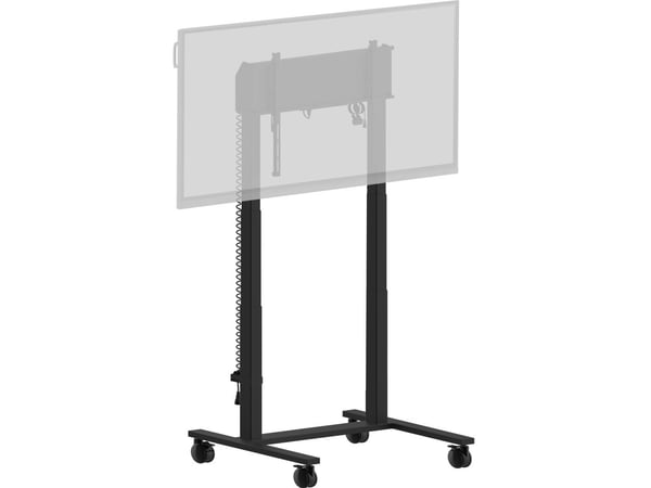 Iiyama MD-CAR2031-B1 - Vogn - dobbelt søyle motorisert - for flatpanel - med kollisjonsbeskyttelse - svart - skjermstørrelse: 55"-105" - monterings...