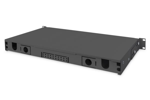 Digitus DN-96200-BL-QL, Svart, Stål, Rackmontering, 1U, 483 mm, 240 mm