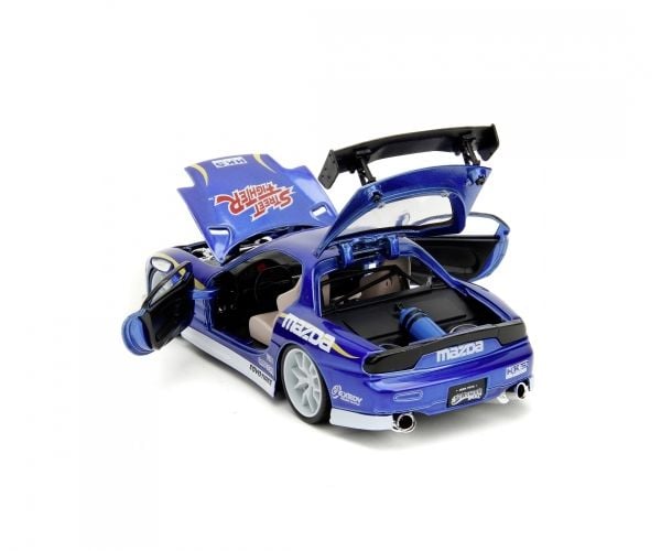 Jada Toys Pojazd Street Fighter 1993 Mazda RX7 1/24