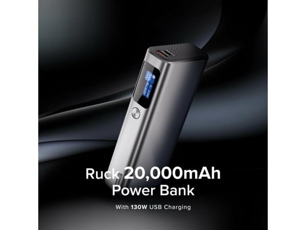ALOGIC R20KPB130W, 20000 mAh, musta, Hopea