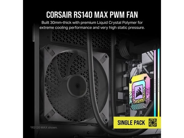 CORSAIR RS140 MAX - Kabinettvifte - 140 mm