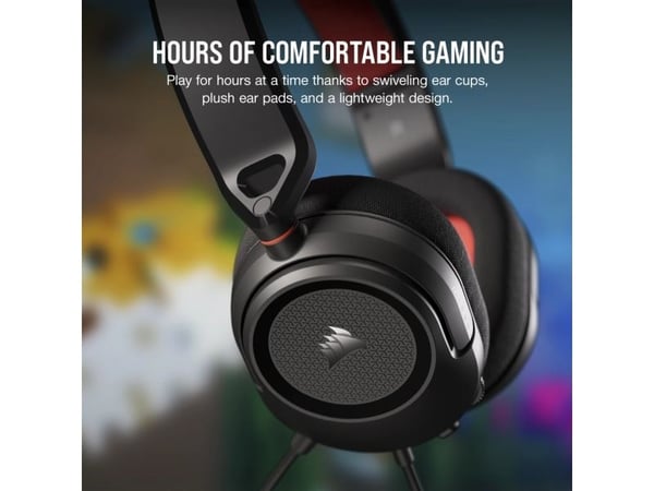 Corsair HS35 v2, Langallinen, Pelaaminen, 252 g, Kuulokkeet, Hiili