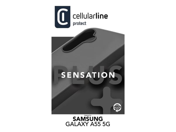 Cellularline 8018080477768, Suojus, Samsung, Galaxy A55 5G, 16,8 cm (6.6"), musta