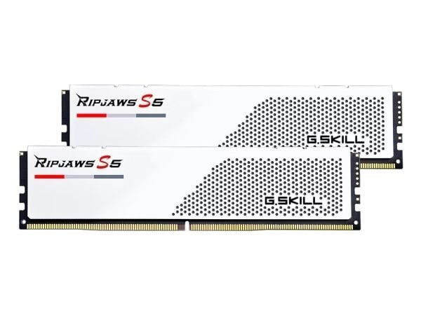 G.Skill Ripjaws S5 - DDR5 - sett - 96 GB: 2 x 48 GB - DIMM 288-pin lav profil - 5200 MT/s / PC5-41600 - CL40 - 1.1 V - ikke-bufret - ikke-ECC - mat...