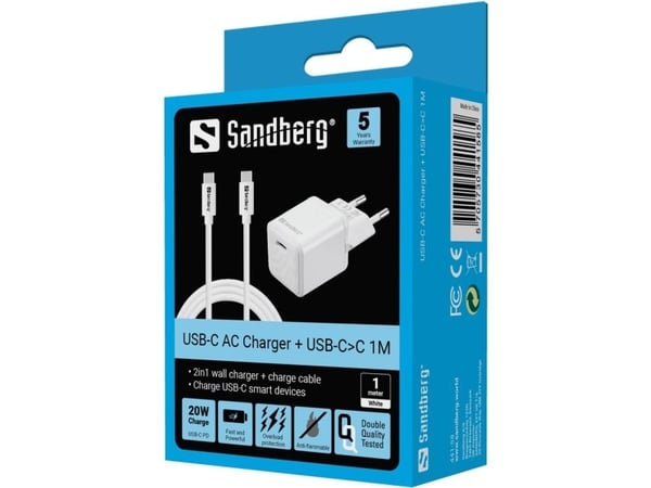 Sandberg 441-58, Sisätila, AC, 12 V, Valkoinen