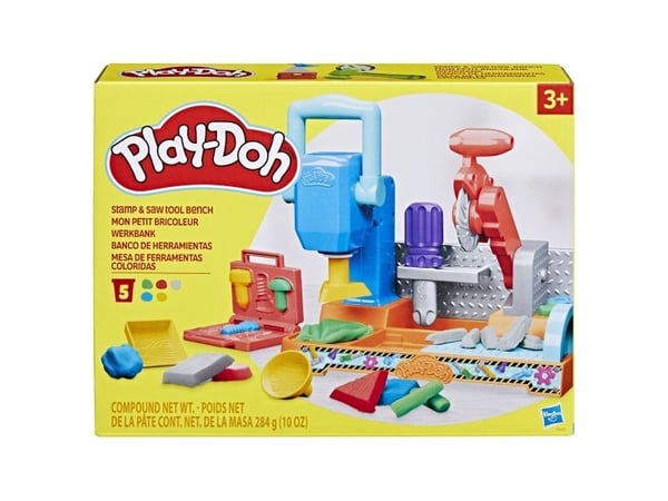 Play-Doh Stamp N Saw Tool Bench Playset