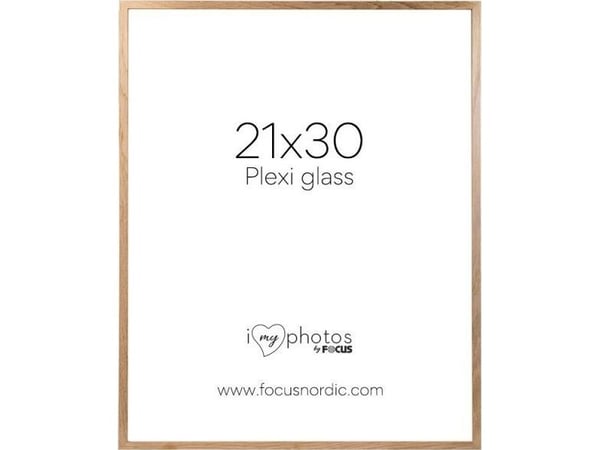 Bilde-/fotografi ramme Focus Focus Soul eikefiner 21x30 plexi