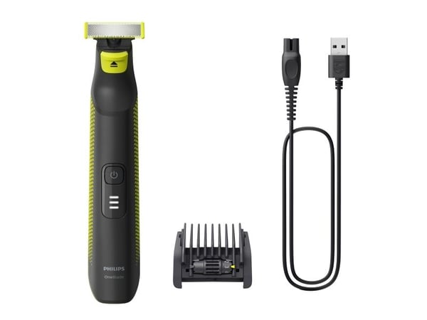 Philips OneBlade Pro QP6506/15 Hårtrimmer og barbermaskin, svart/grønn