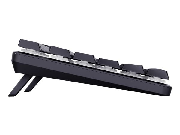 Trust GXT 868 Torix, kaapeli ja langaton, USB + langaton RF + Bluetooth, mekaaninen, QWERTY, LED, musta