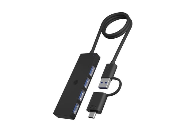 ICY BOX IB-HUB1424-C3 - Hub - 4 x USB 3.2 Gen 1 - stasjonær