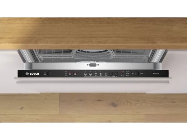 Bosch Serie 2 SMV25EX02E, Fullstendig innebygget, Full størrelse (60 cm), Svart, Knapper, LED, 1,75 m