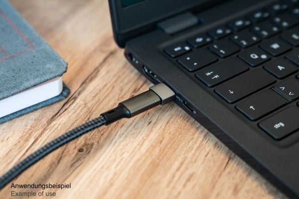 Good Connections -adapteri USB 2.0 plug A - USB-C-pistorasiaan alumiinikotelo harmaa 5 kpl Good - Good Connections®:n laadukkaalla USB 2.0 -sovitti...