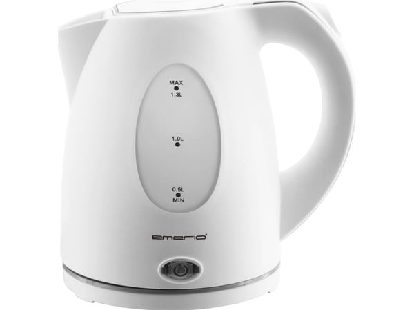 Emerio vannkoker, 1,3 L, vannstandindikator, hvit (WK-106468.13)