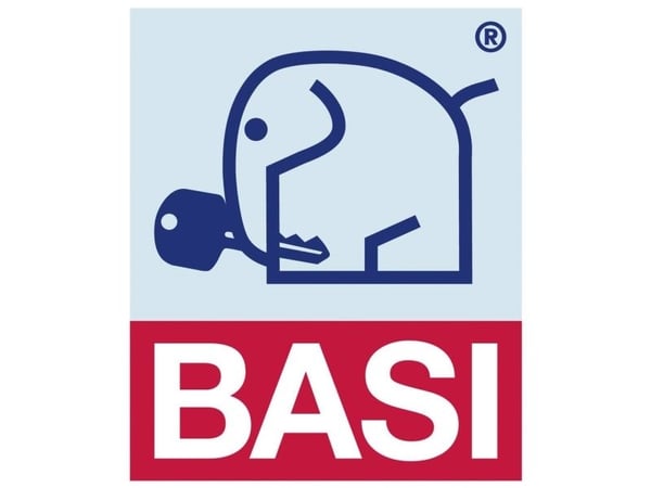 Basi 1600-0100 sikring for rullegardin sølv