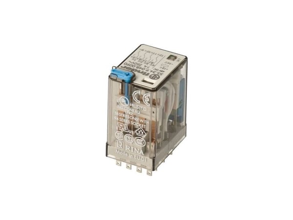 Finder 55.34.9.048.0090 stikkrelé 48 V/DC 7 A 4 vekslere 1 stk