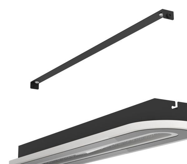 EGLO MACCHIONI LOFT 550X120 CCT 2360LM DÆMPB. SORT M/KRYSTALEFF.