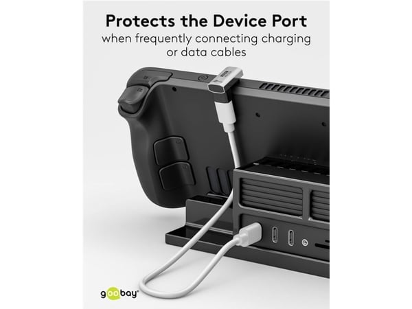 Goobay 74445, USB-C, USB-C, Silver
