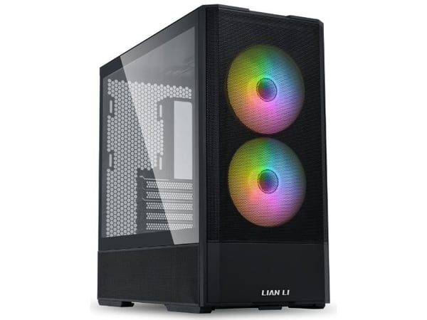 Lian Li Lancool 207, Midi Tower, PC, Musta, ATX, mikro ATX, Mini-ITX, Terästä, Karkaistu lasi, Pelaaminen