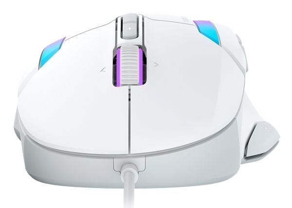Turtle Beach Kone II, Høyre hendt, Optisk, USB Type-A, 26000 DPI, Hvit