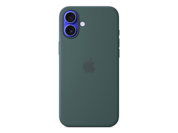 Apple - Baksidedeksel for mobiltelefon - MagSafe-samsvar - silikon - innsjøgrønn - for iPhone 16 Plus