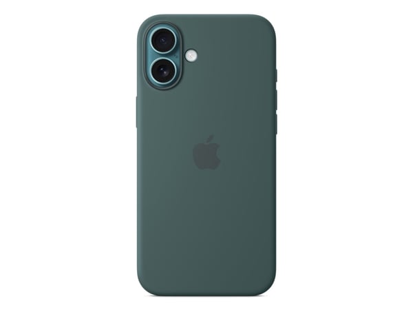 Apple - Baksidedeksel for mobiltelefon - MagSafe-samsvar - silikon - innsjøgrønn - for iPhone 16 Plus