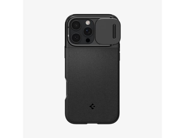 Spigen Optik Armor (MagFit), Suojus, Apple, iPhone 16 Pro, 16 cm (6.3"), musta