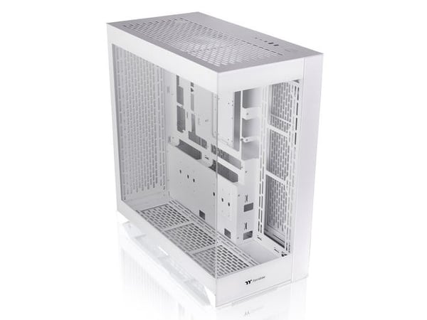 Thermaltake CTE E600 MX Snow - Mid tower - utökad ATX - genomskinlig sidopanel (härdat glas) - ingen strömförsörjning (PS/2) - snö, vit - USB/ljud