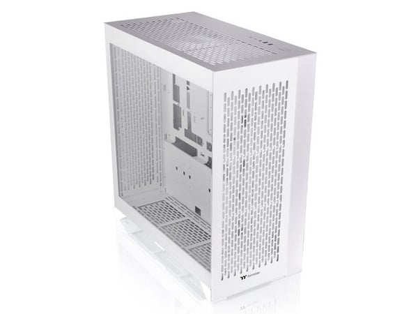 Thermaltake CTE E600 MX Snow - Mid tower - utökad ATX - genomskinlig sidopanel (härdat glas) - ingen strömförsörjning (PS/2) - snö, vit - USB/ljud