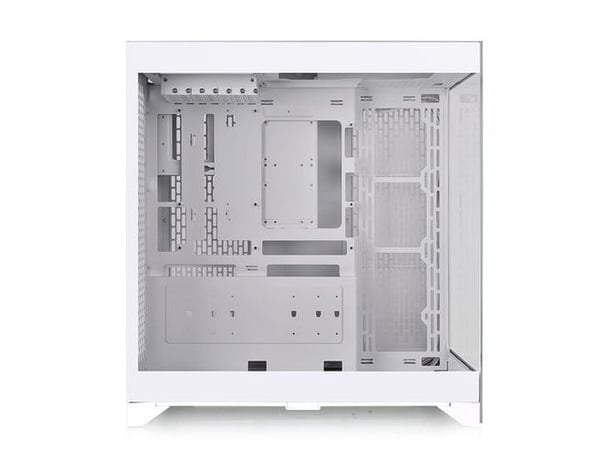 Thermaltake CTE E600 MX Snow - Mid tower - utökad ATX - genomskinlig sidopanel (härdat glas) - ingen strömförsörjning (PS/2) - snö, vit - USB/ljud
