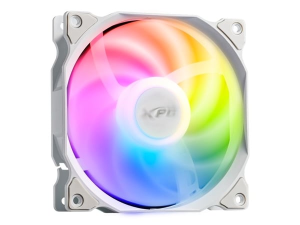 XPG VENTO R 120 ARGB PWM, vifte, 12 cm, 300 rpm, 1650 rpm, 62,33 CFM, hvit