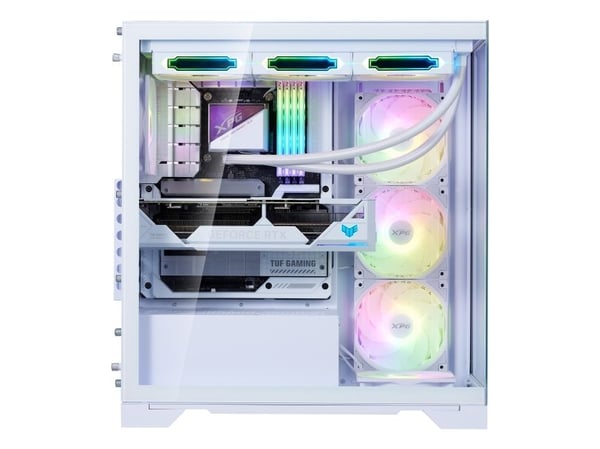 ADATA XPG kotelo INVADER X BTF Mid-Tower, 5x 120mm tuuletin, keskitornin, Bílá