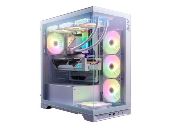 ADATA XPG kotelo INVADER X BTF Mid-Tower, 5x 120mm tuuletin, keskitornin, Bílá