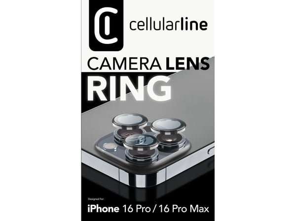 Cellularline 8018080482939, Apple, iPhone 16 Pro, iPhone 16 Pro Max, Ripebestandig, Sjokkresistent, Gjennomsiktig, 1 stykker