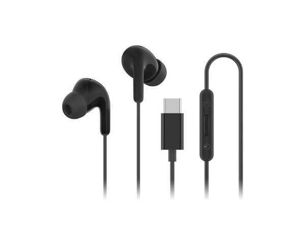 Xiaomi MI Dual Driver - Ørepropper med mikrofon - ørepropp - kablet - USB-C - svart