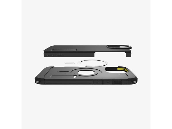 Spigen Tough Armor T AI (MagFit), Etui, Apple, iPhone 16 Pro, 16 cm (6.3"), Svart