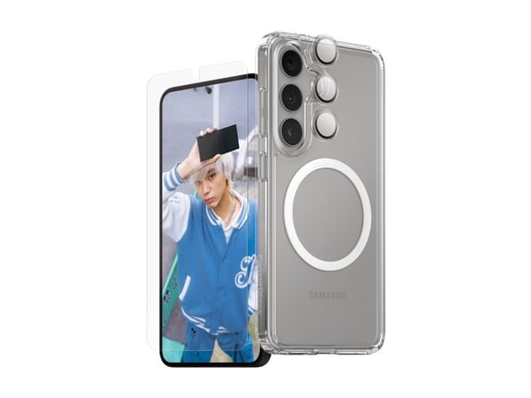 CARE by PanzerGlass - 3-i-1 beskyttelsespakke - baksidedeksel for mobiltelefon - flaggskip - 100 % resirkulert polykarbonat, 100 % resirkulert term... CARE by PanzerGlass - 3-i-1 beskyttelsespakke - baksidedeksel for mobiltelefon - flaggskip - 100 % resirkulert polykarbonat, 100 % resirkulert term...