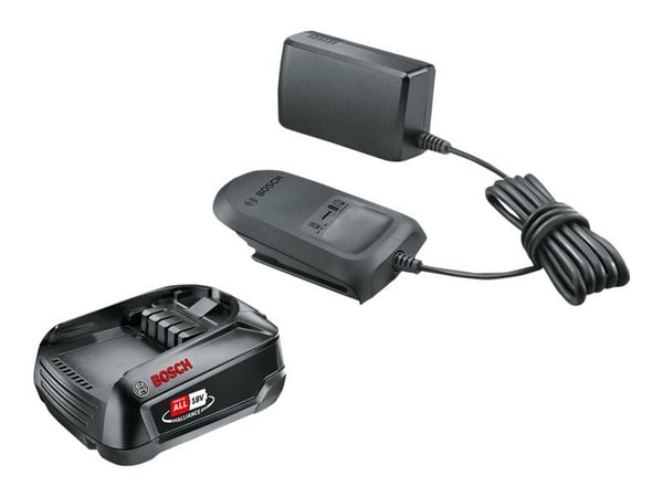 Bosch Power for All - 18V batteriset - 2,5Ah batteri + AL 18V-20 laddare