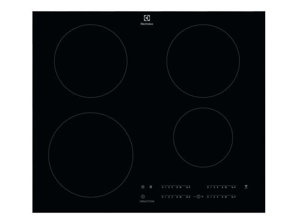 Electrolux HOI650MI - 300 Series - induksjonskomfyrtopp - 4 plater - Nisje - bredde: 56 cm - dybde: 49 cm - svart
