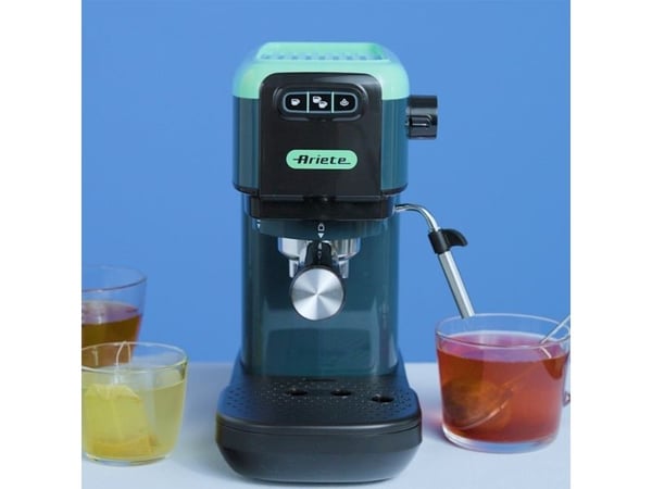Ariete 1399/17, Espressomaskin, 1,1 l, Malt kaffe, Kaffe pute, 1300 W, Grønn