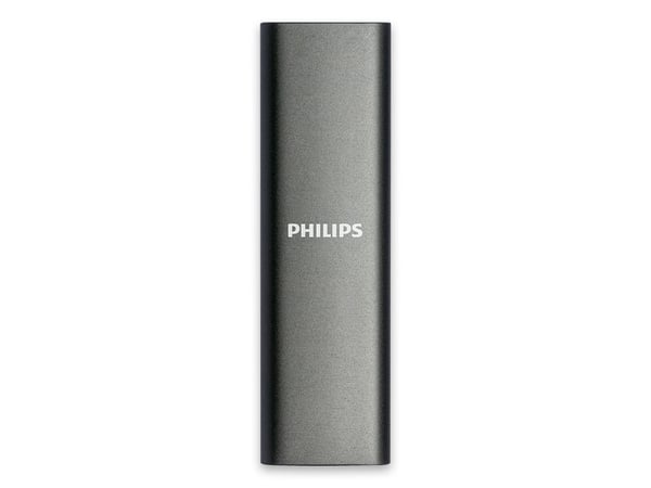 Philips FM02SS030P/00, 2 TB, USB Type-C, 3.2 Gen 1 (3.1 Gen 1), 550 MB/s, Grå