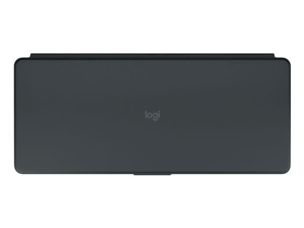 Logitech Keys-To-Go 2 - Tastatur - innebygd deksel - trådløs - Bluetooth LE - QWERTY - US International - grafitt