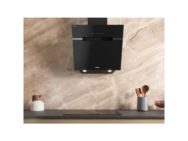 Whirlpool WHVS 61F LT DP K, 580 m³/h, Frånluft/recirkulerande, A, A, E, 65 dB