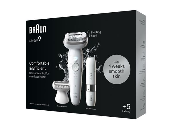 BRAUN Silk-epil 9 9-341 johdoton epilointilaite