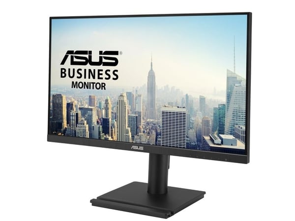 ASUS VA24DQFS - LED-skjerm - 24" (23.8" synlig) - 1920 x 1080 Full HD (1080p) @ 100 Hz - IPS - 300 cd/m² - 1000:1 - 1 ms - HDMI, VGA, DisplayPort -...