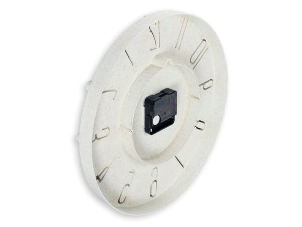 Hama Corfu, vegg, kvartsklokke, rund, beige, batteri, AA